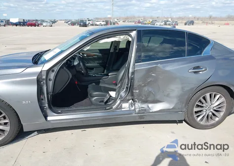 2018 Infiniti Q50 3.0T Luxe z USA, uszkodzony, nr VIN JN1EV7AP8JM592398